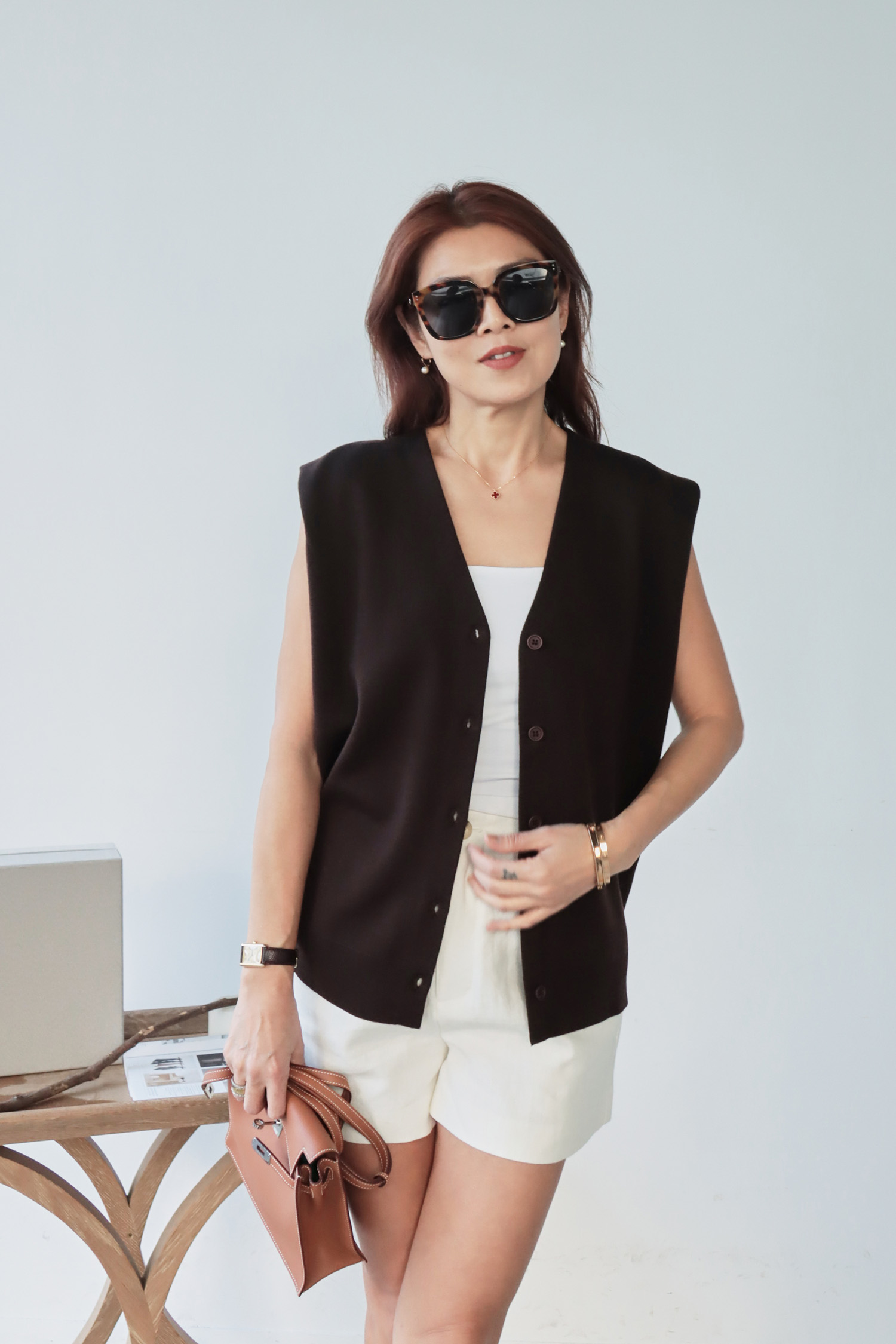 Espresso 濃萃V領針織衫