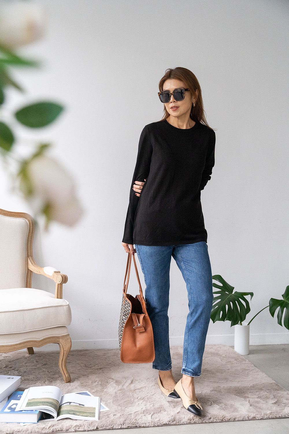 【搶先價】綿羊毛鬆身長袖T恤