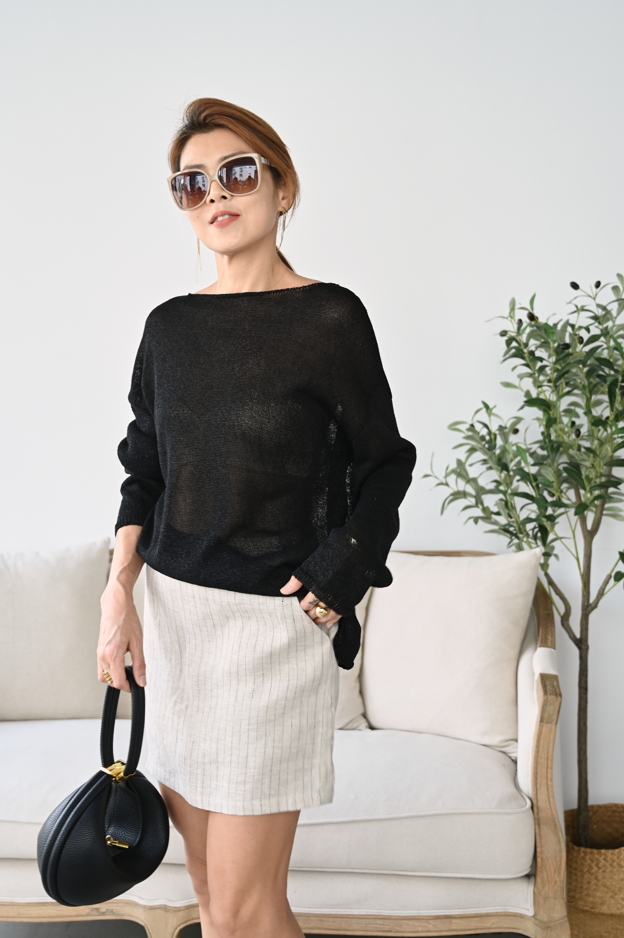 【搶先價】圓領針織套頭長袖