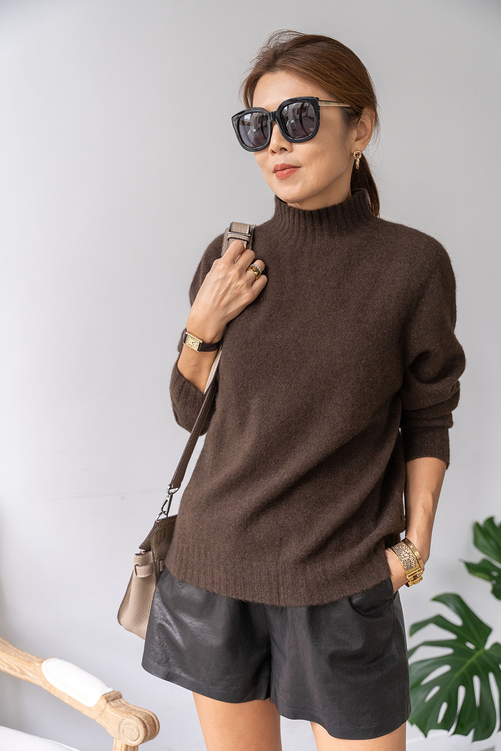 【搶先價】100% 氂牛絨小高領毛衣