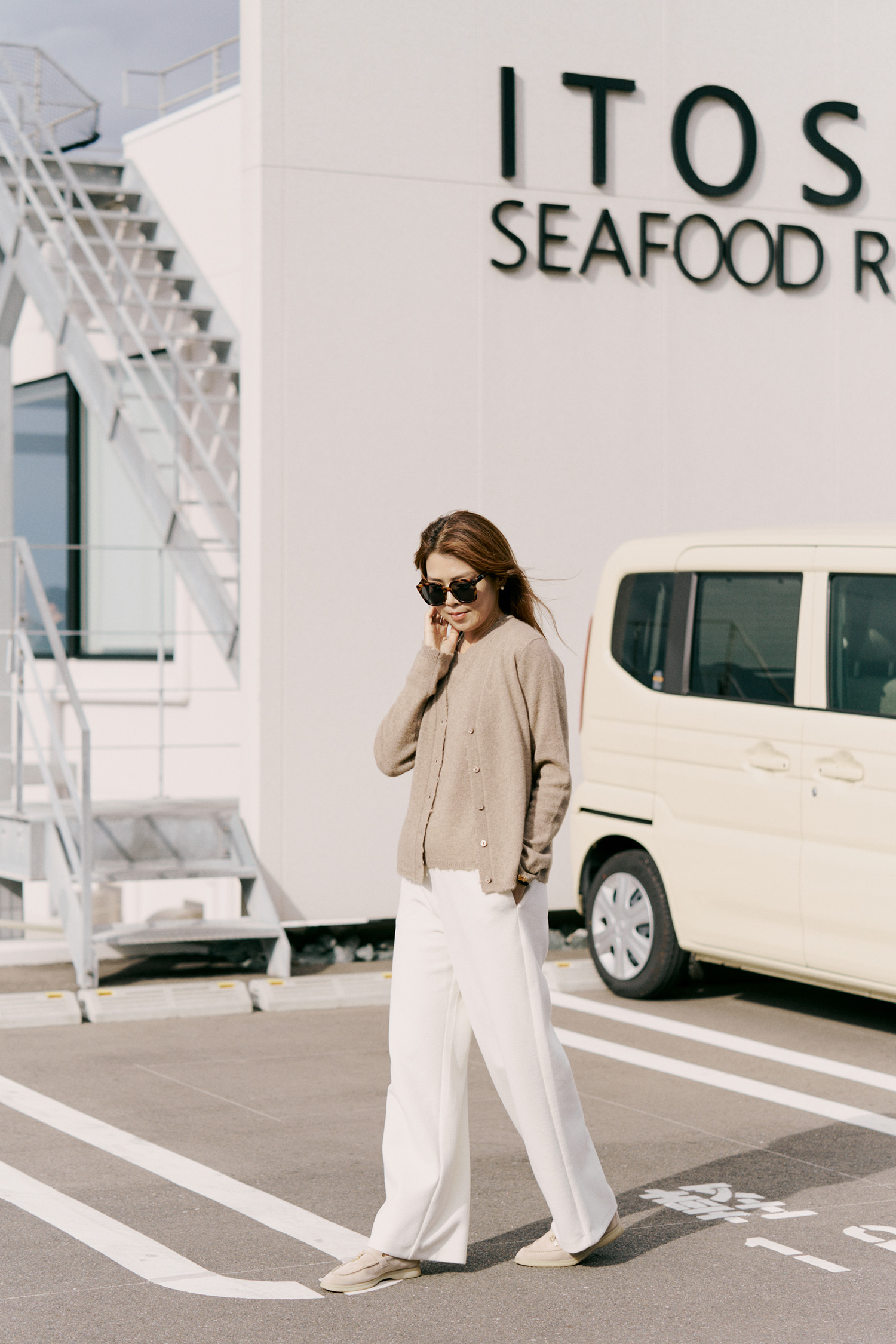 【搶先價】100% Cashmere 極簡羊絨V領開襟外套