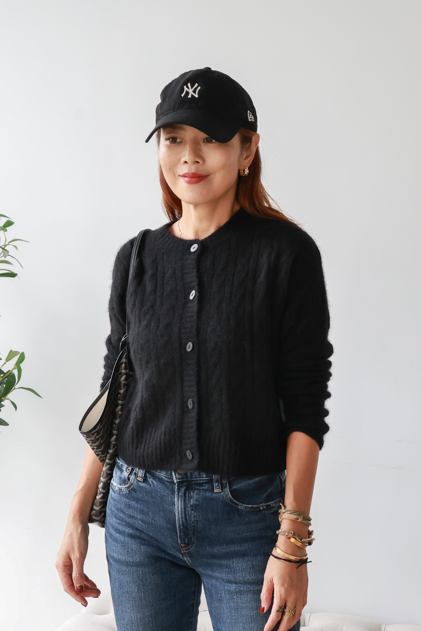 【搶先價】羊絨混紡麻花針織開襟外套