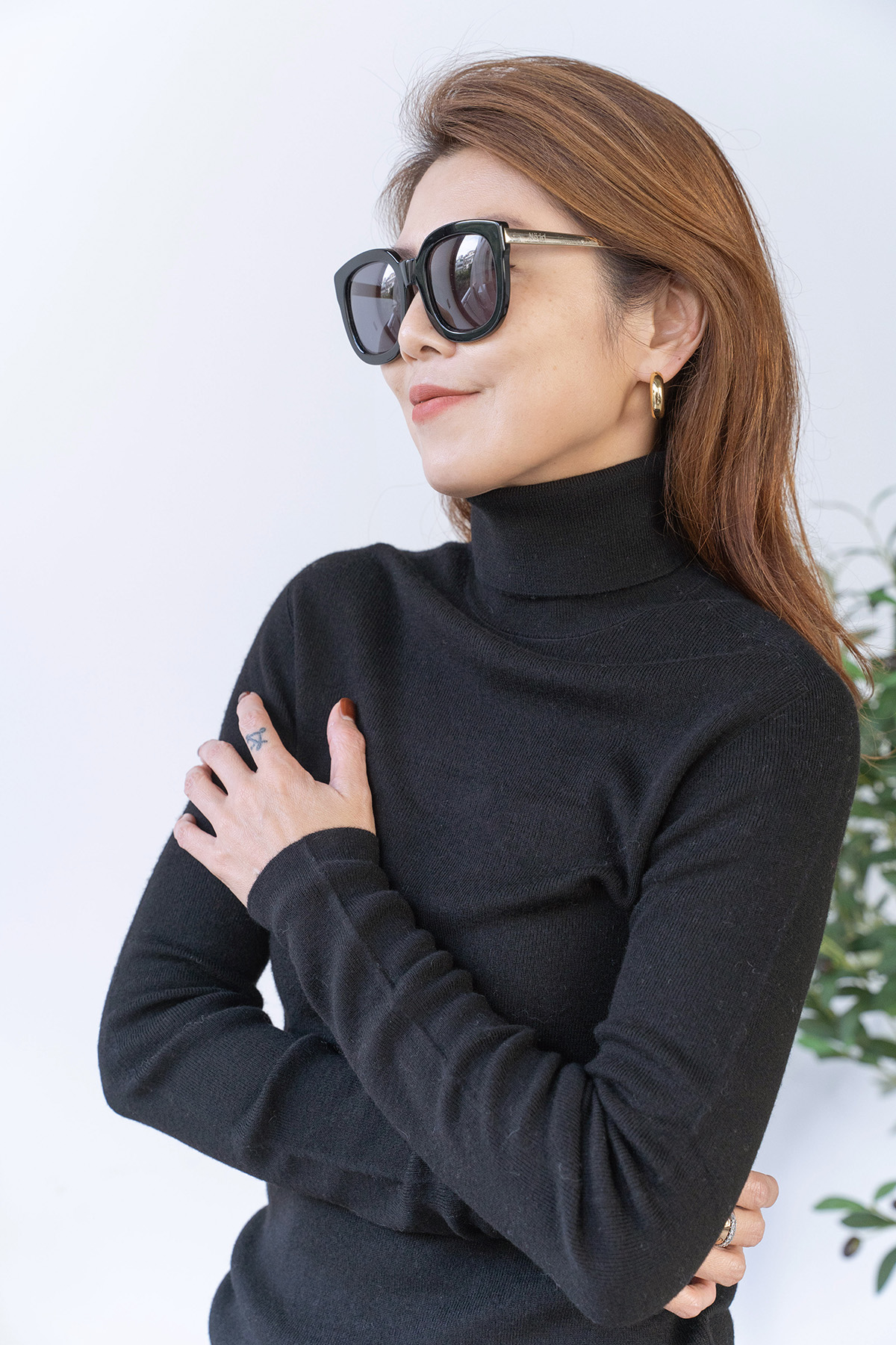 【搶先價】100% Cashmere 純羊絨高領打底長袖針織毛衣