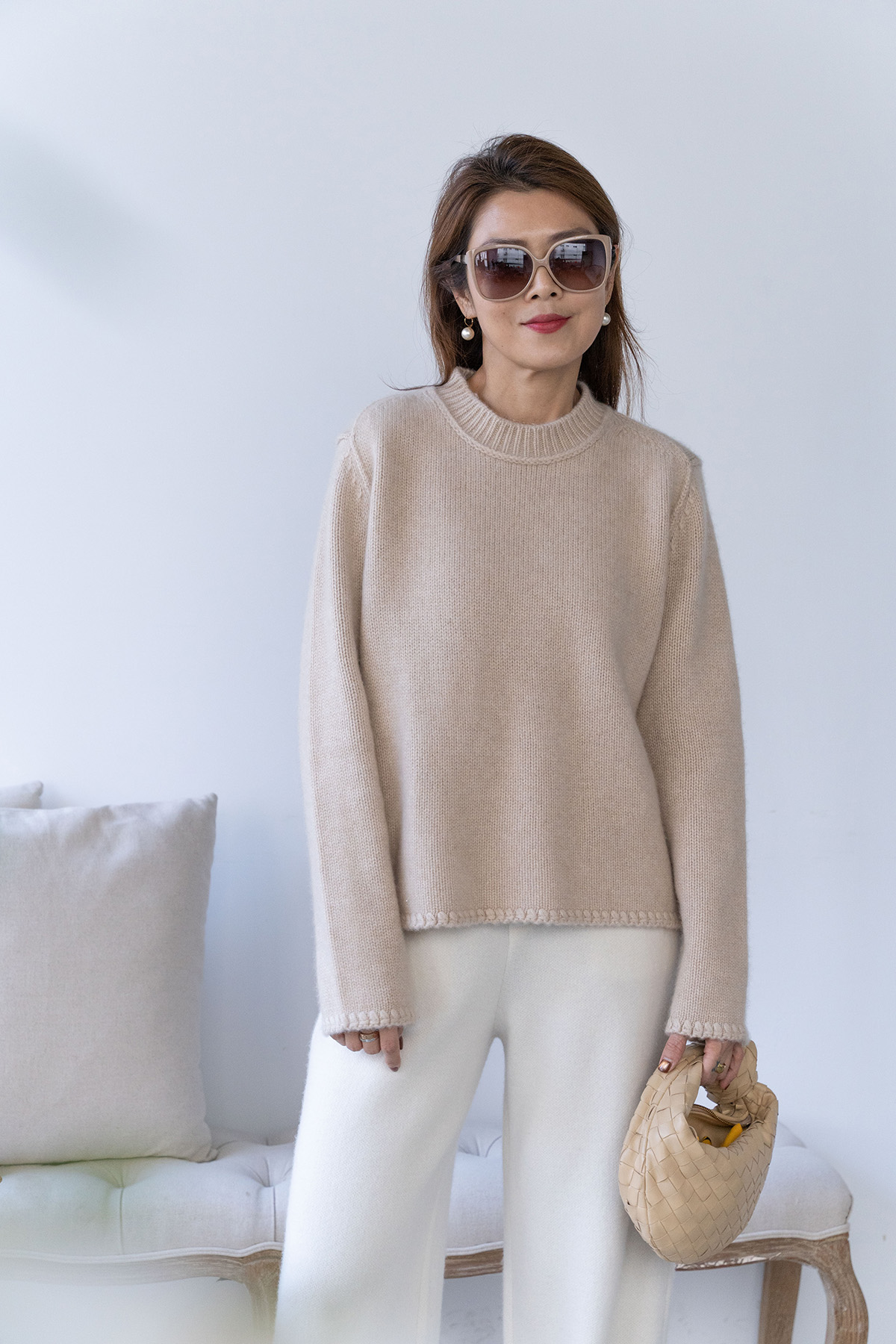 【搶先價】Soft Hem 手工編織厚磅羊絨毛衣