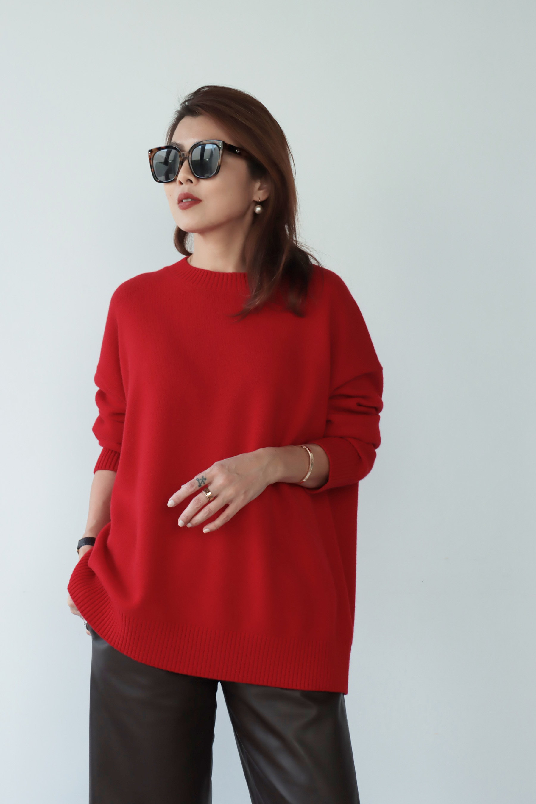 【搶先價】羊毛寬鬆毛衣