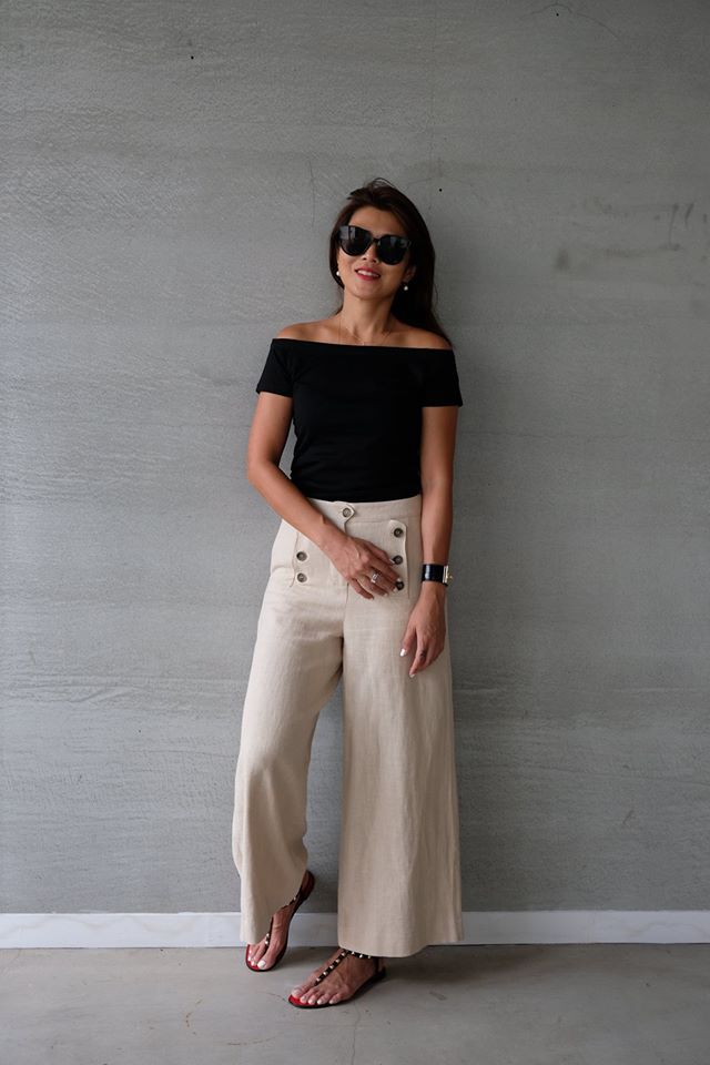 【𝗖𝗹𝗮𝘀𝘀𝗶𝗰】亞麻水手長褲