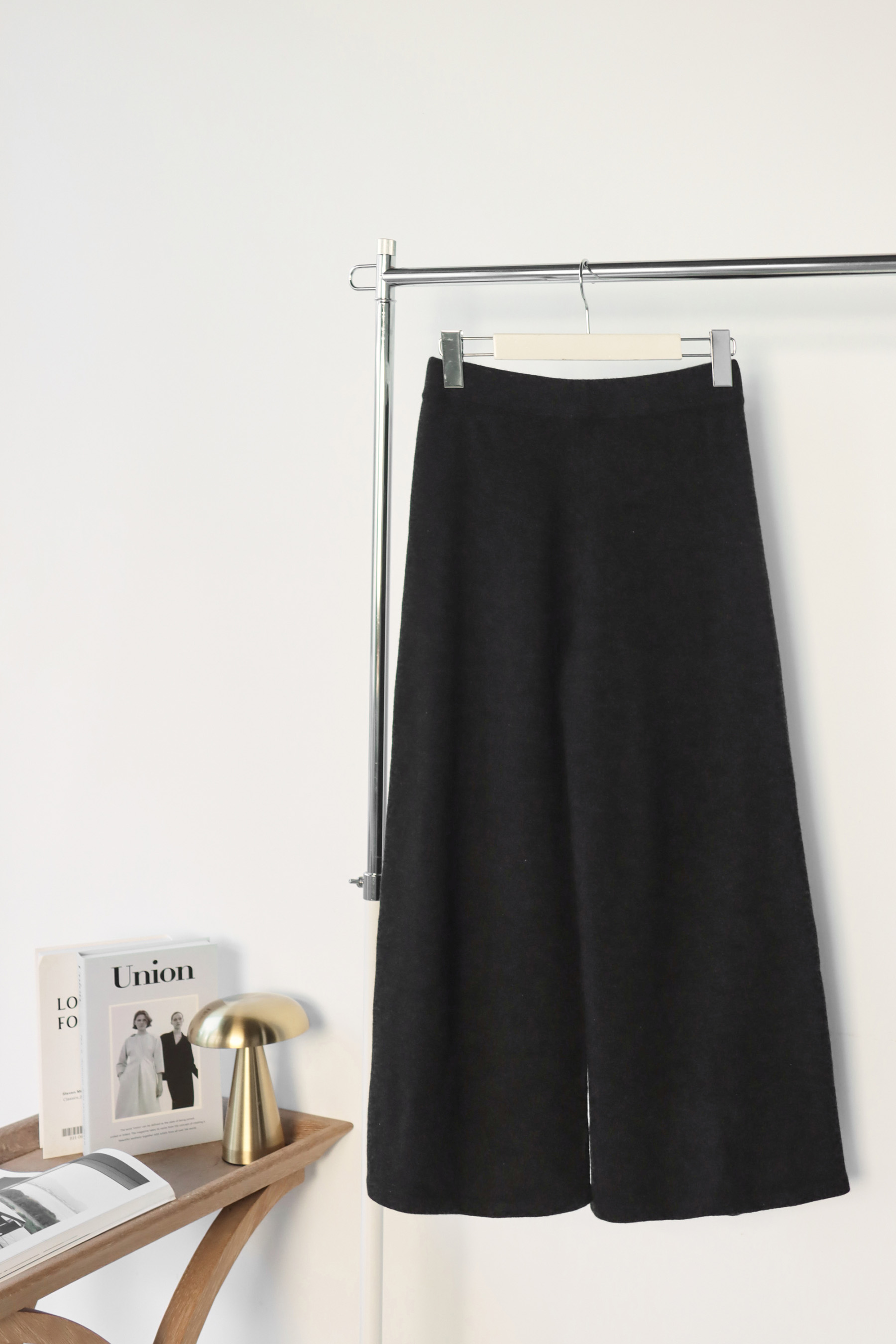 TABARONI CASHMERE 鬆緊腰圍小寬褲