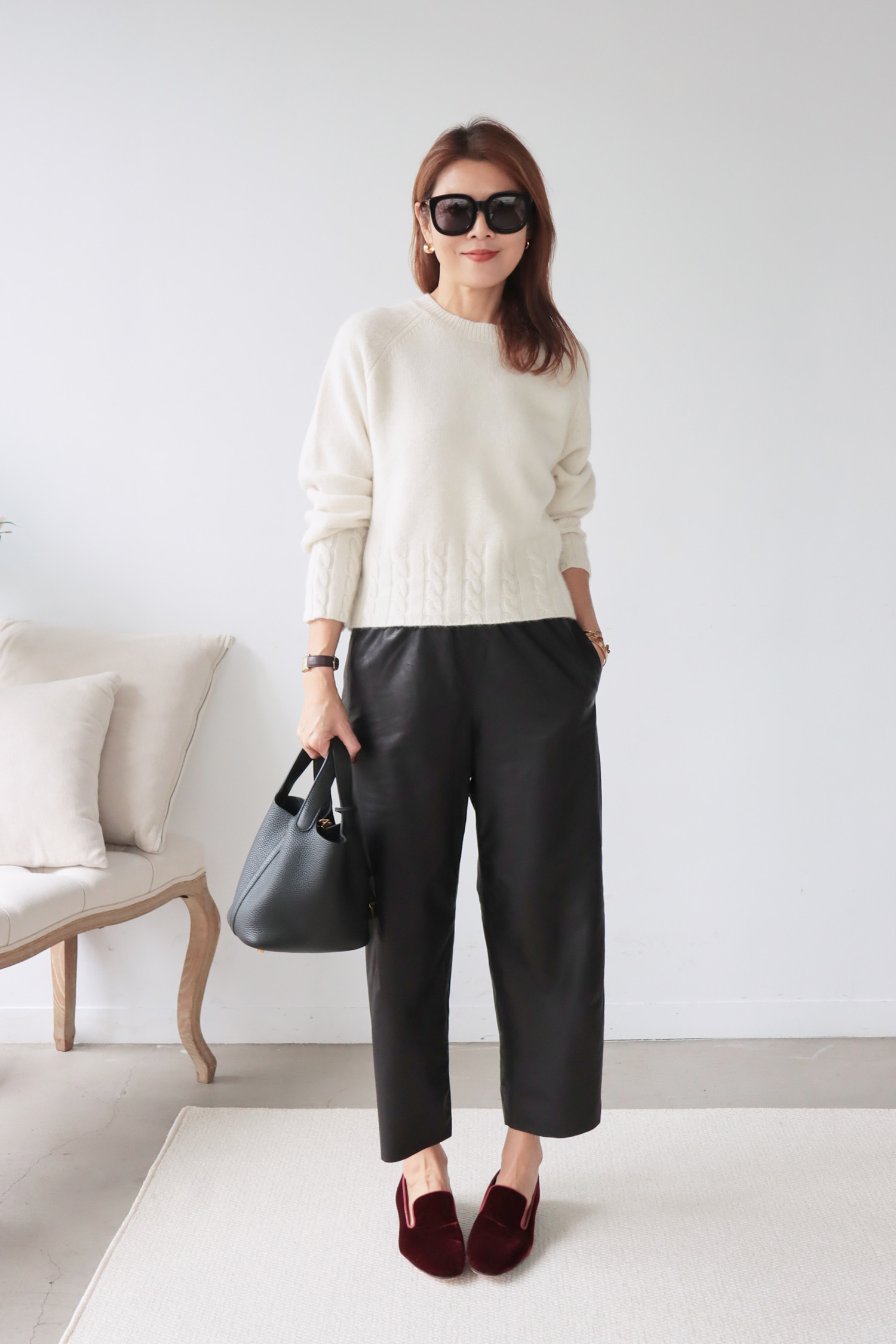 【搶先價】西班牙9分羊皮褲