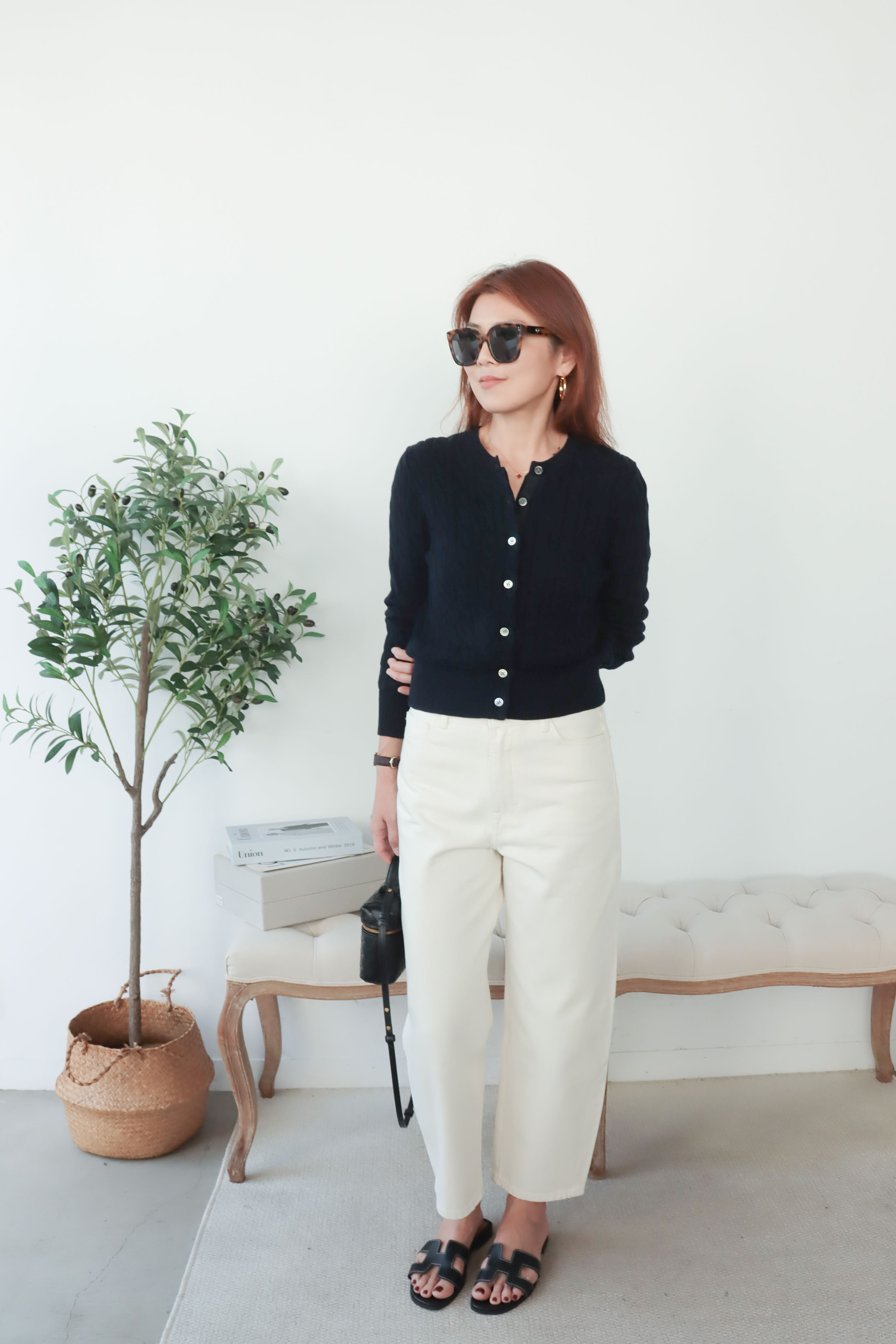 【搶先價】Core 微微繭型直筒牛仔褲