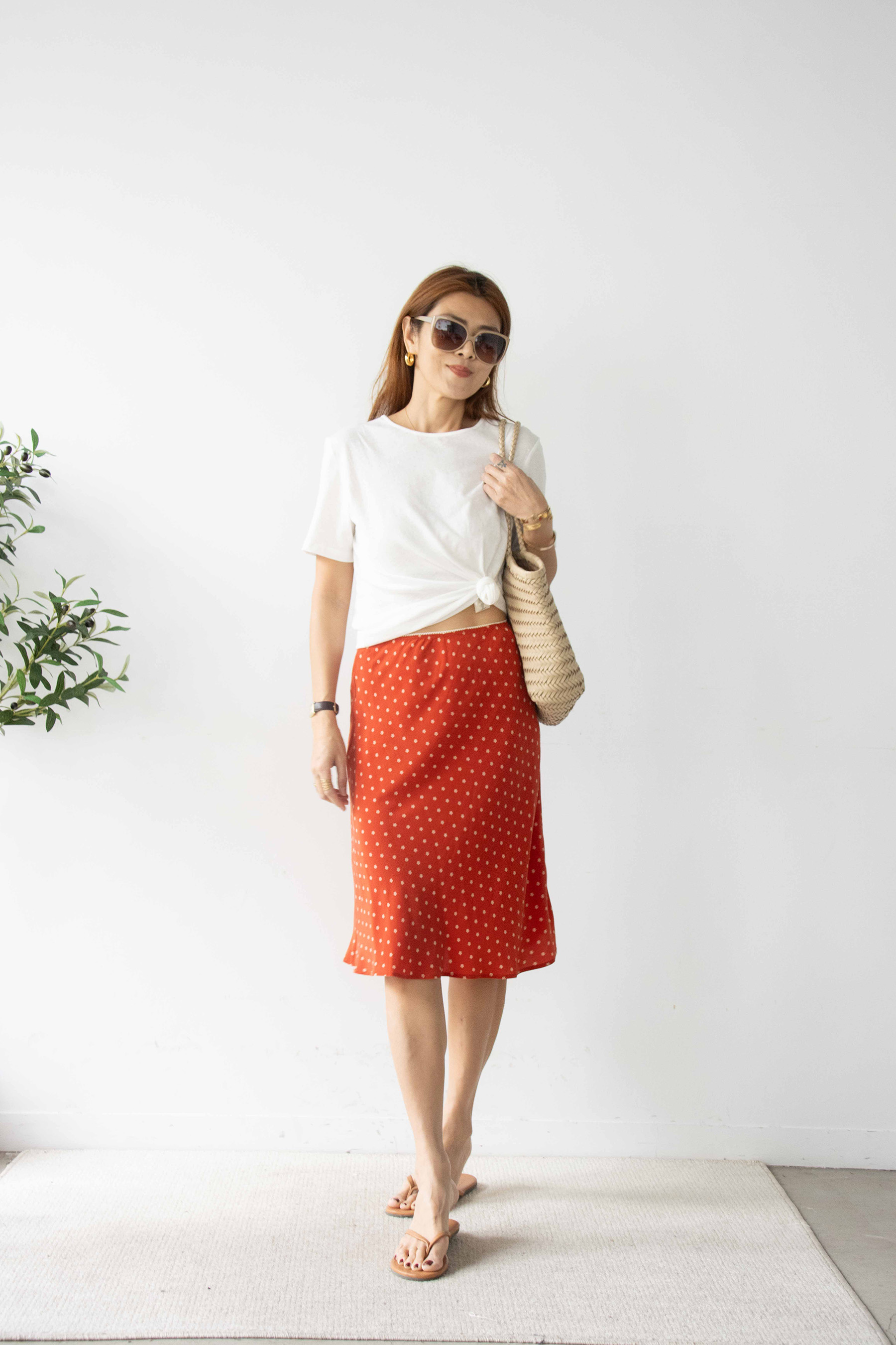 【搶先價】Daisy Field 90s 真絲小花半身裙