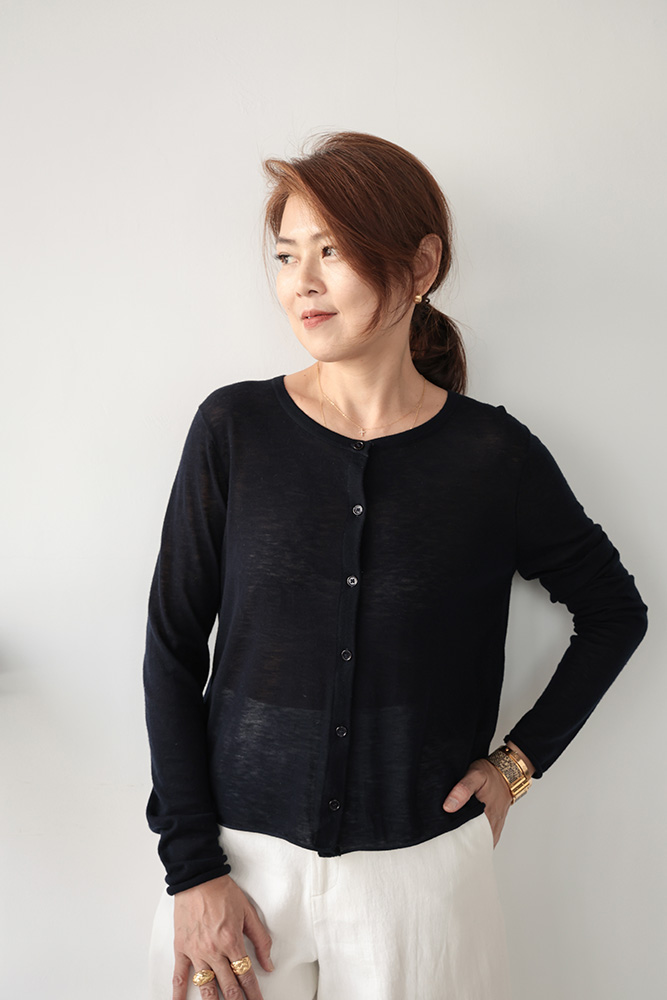 100% Merino 極致輕薄長袖針織開襟衫