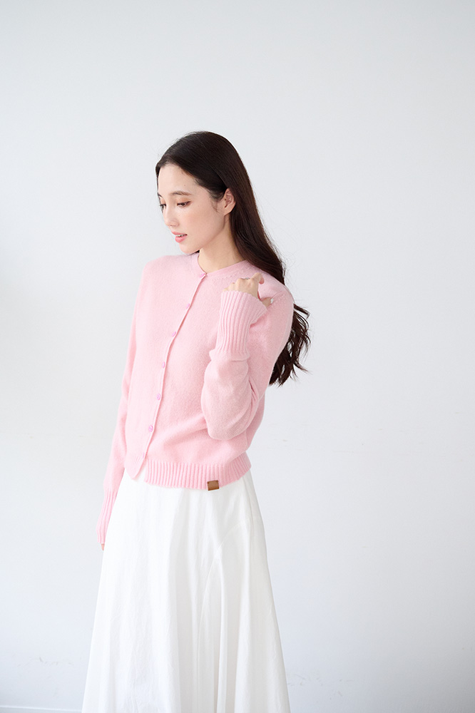 圓領毛衣小外套