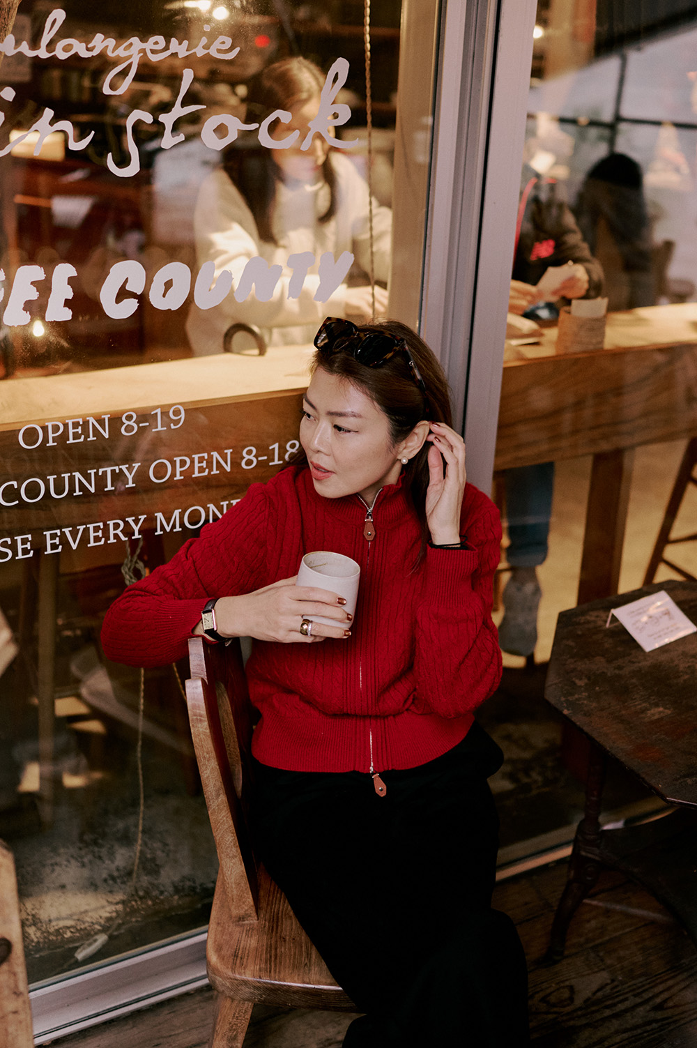 【搶先價】100% Cashmere 麻花雙拉鍊開襟毛衣外套